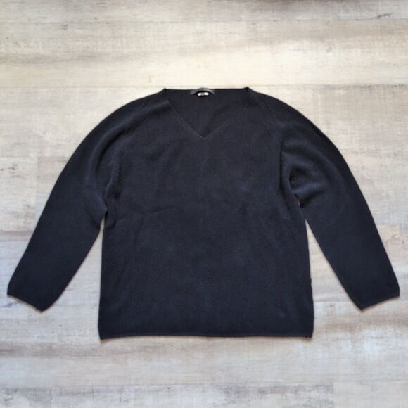 Les Copains Balck Long Sleeve Sweater Size 50 EUC - Picture 1 of 6